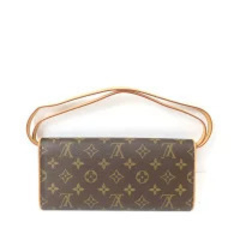 Louis Vuitton Pochette Twin Monogram Brown